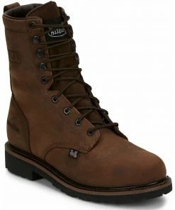 Justin Men's Drywall Waterproof Work Boots - Steel Toe