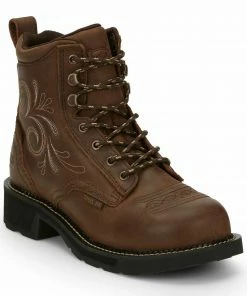 Justin Women's Katerina Waterproof Work Boots - Steel Toe