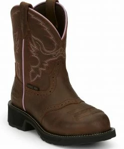 Justin Women's Wanette Western Work Boots - Steel Toe