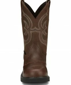 Justin Women's Wanette Waterproof Western Work Boots - Steel Toe -Justin Shop 2000340880 200 P4