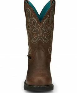Justin Women's Tasha Waterproof Western Work Boots - Steel Toe -Justin Shop 2000340881 200 P4