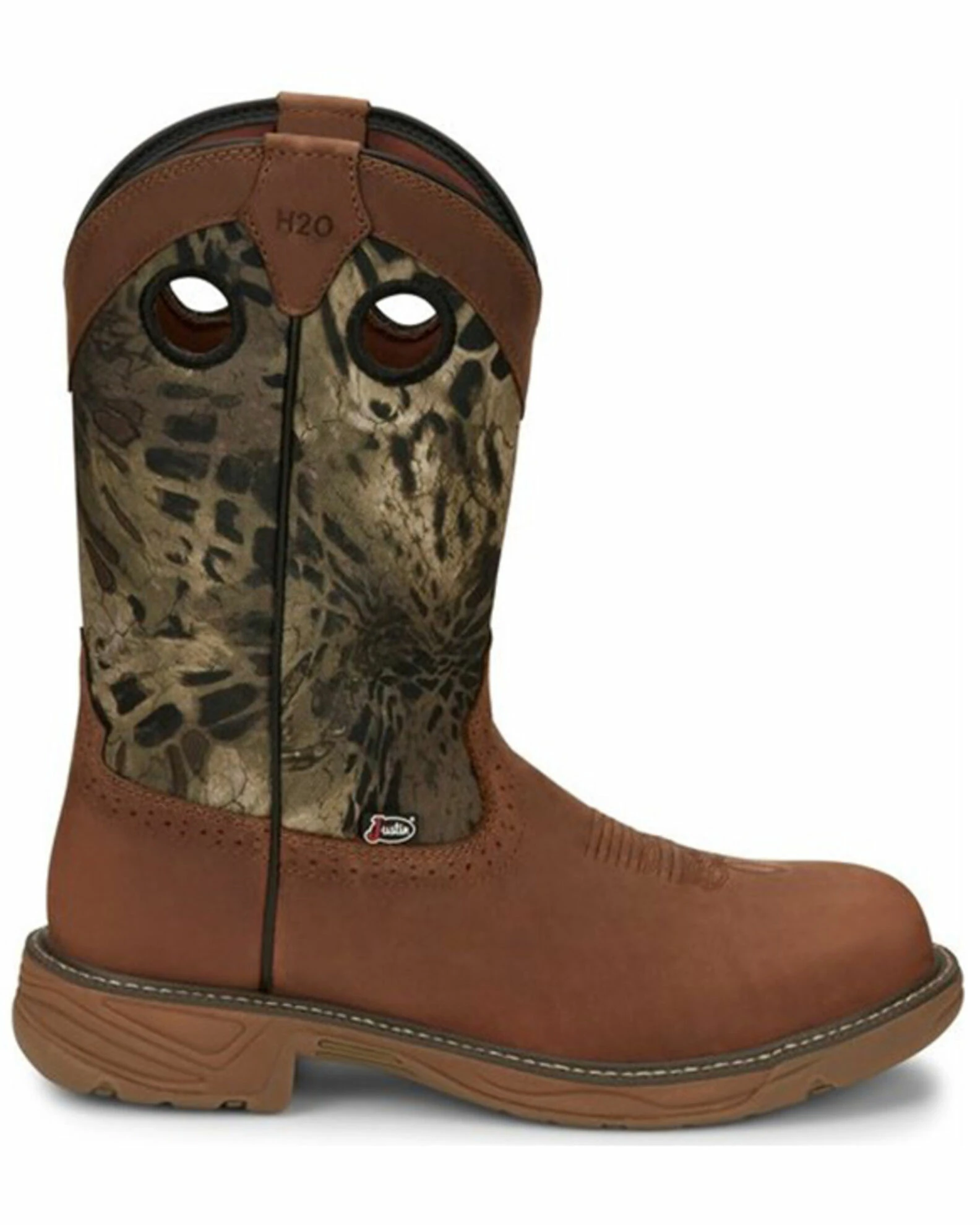 Justin Men's Rush Western Work Boots - Soft Toe 4 Justin Men's Rush Western Work Boots - Soft Toe - Image 2