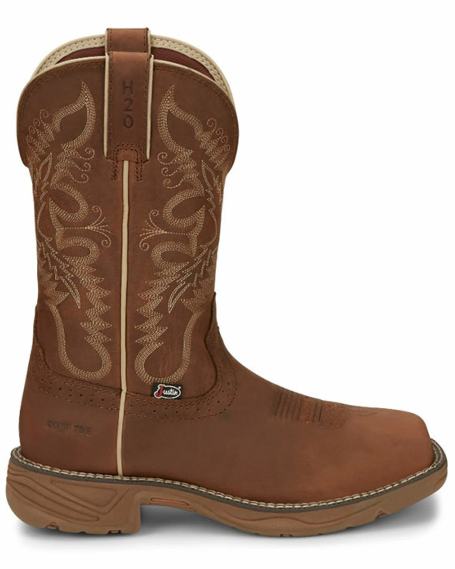 Justin Women's Rush Western Work Boots - Nano Composite Toe 4 Justin Women's Rush Western Work Boots - Nano Composite Toe - Image 2