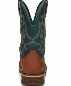 Justin Men's Resistor Western Work Boots - Composite Toe -Justin Shop 2000341484 215 P5