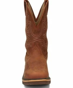 Justin Men's Resistor Waterproof Western Work Boots - Soft Toe -Justin Shop 2000341485 215 P4