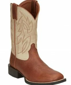 Justin Men's Canter Western Boots - Broad Square Toe