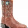 Justin Men's Brandy Bowline Cowhide Leather Western Boot - Wide Square Toe  -Justin Shop 2000341634 200 P1