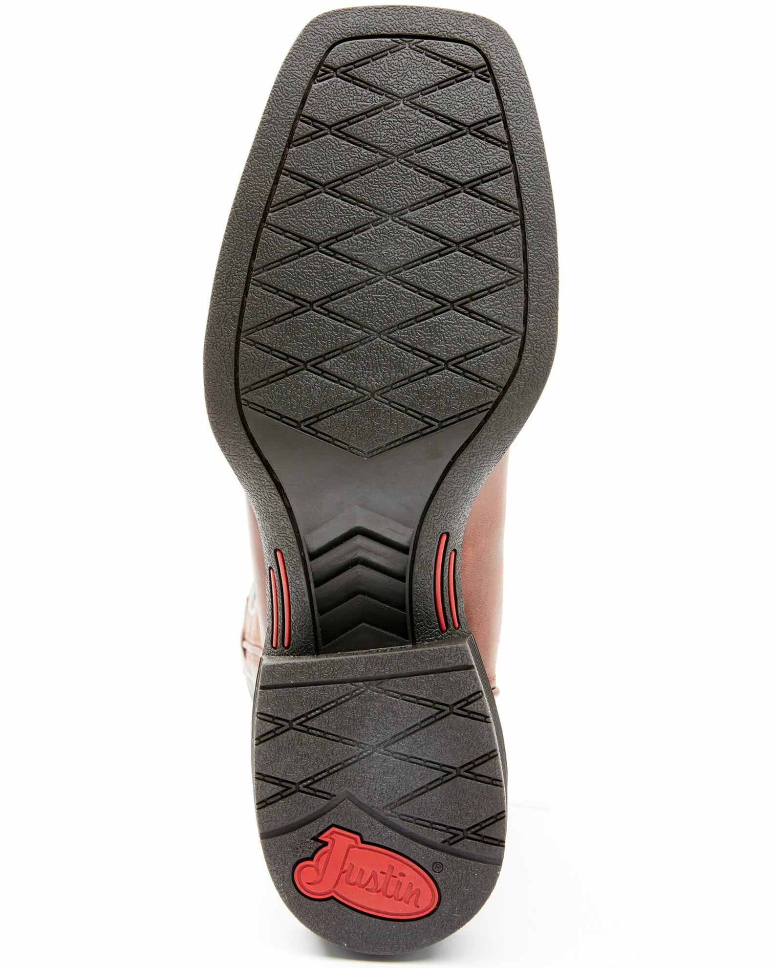 Justin Men's Brandy Bowline Cowhide Leather Western Boot - Wide Square Toe 9 Justin Men's Brandy Bowline Cowhide Leather Western Boot - Wide Square Toe - Image 7