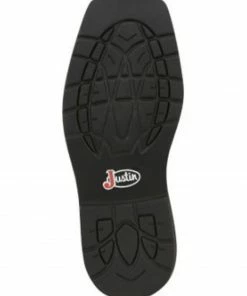 Justin Boots Boys' Dark Brown Western Boots - Square Toe 10 Justin Boots Boys' Dark Brown Western Boots - Square Toe -Justin Shop 2000345034 201 P4