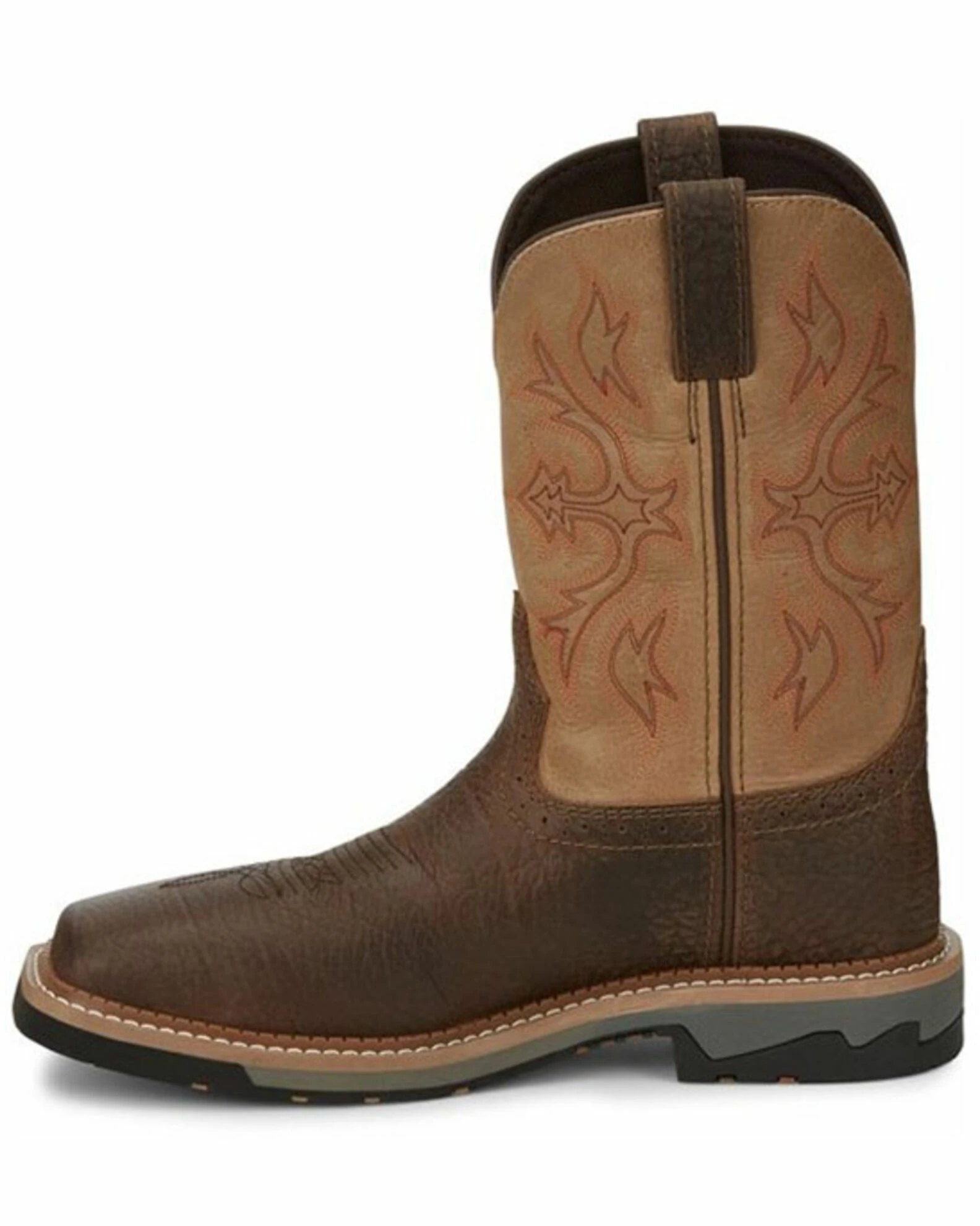 Justin Men's Bolt Western Work Boots - Composite Toe 5 Justin Men's Bolt Western Work Boots - Composite Toe - Image 3