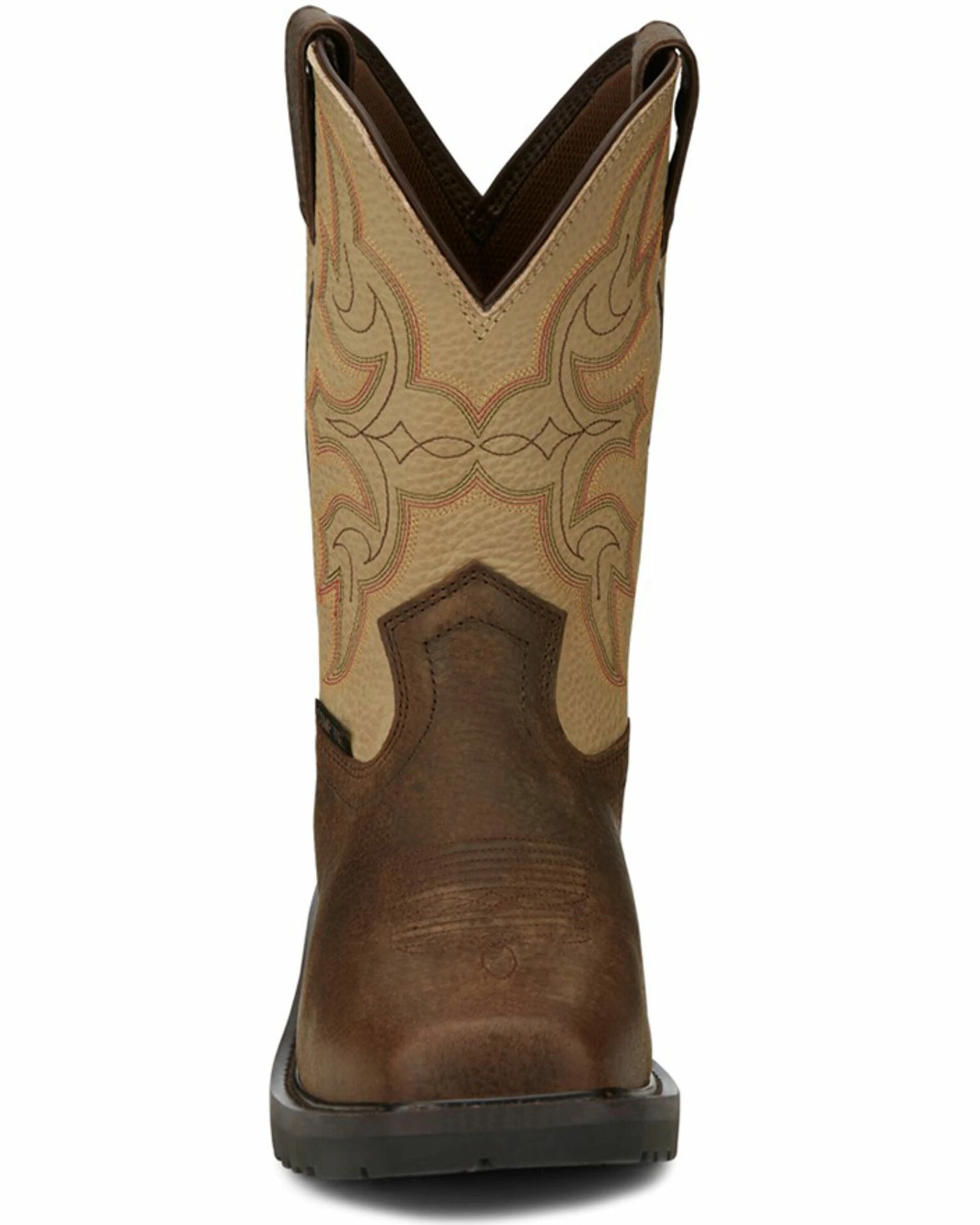 Justin Men's Ricochet Pecan Western Work Boots - Composite Toe 6 Justin Men's Ricochet Pecan Western Work Boots - Composite Toe - Image 4