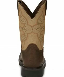 Justin Men's Ricochet Pecan Western Work Boots - Composite Toe 13 Justin Men's Ricochet Pecan Western Work Boots - Composite Toe -Justin Shop 2000346203 202 P5