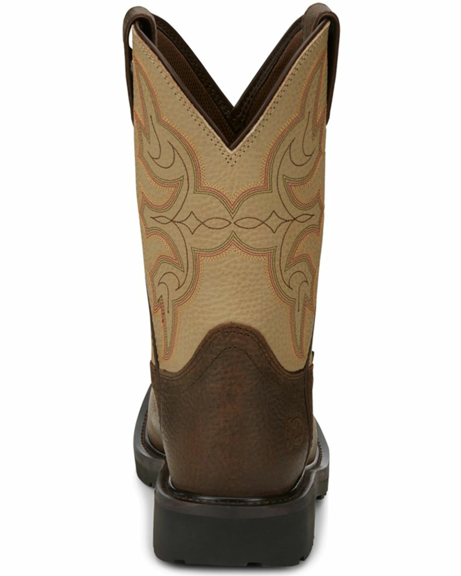 Justin Men's Ricochet Pecan Western Work Boots - Composite Toe 7 Justin Men's Ricochet Pecan Western Work Boots - Composite Toe - Image 5