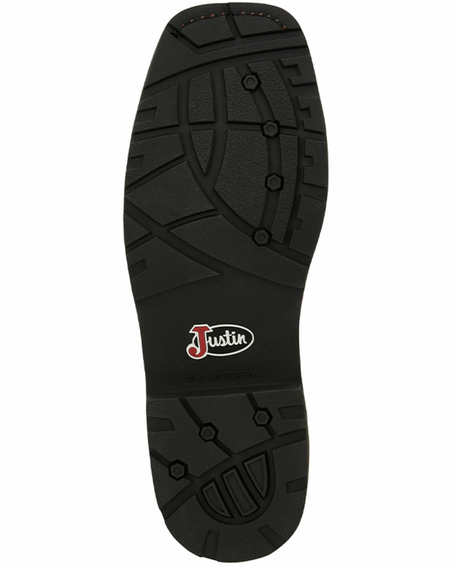 Justin Men's Ricochet Pecan Western Work Boots - Composite Toe 9 Justin Men's Ricochet Pecan Western Work Boots - Composite Toe - Image 7