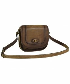 Trendition Women's Justin Saddle Bag Brown