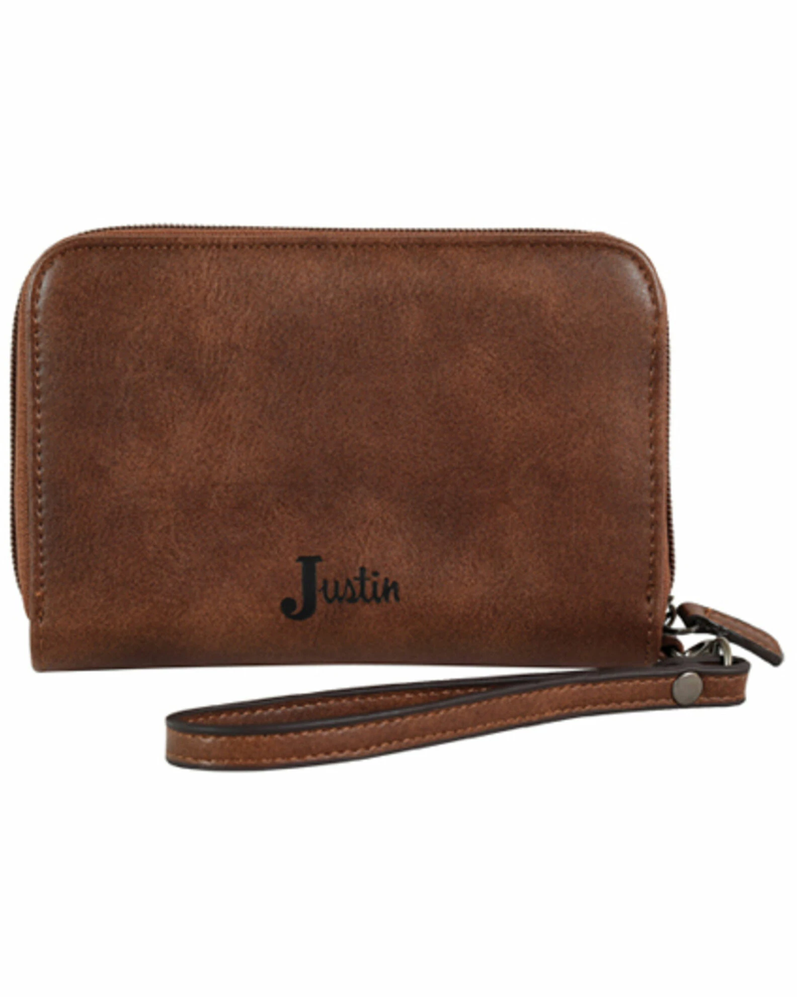 Justin Women's Turquoise Naja Concho Squash Blossom Brown Wristlet Wallet 4 Justin Women's Turquoise Naja Concho Squash Blossom Brown Wristlet Wallet - Image 3