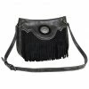 Justin Women's Graphite & Black Fringe Shoulder Bag  -Justin Shop 2000346571 001 P1
