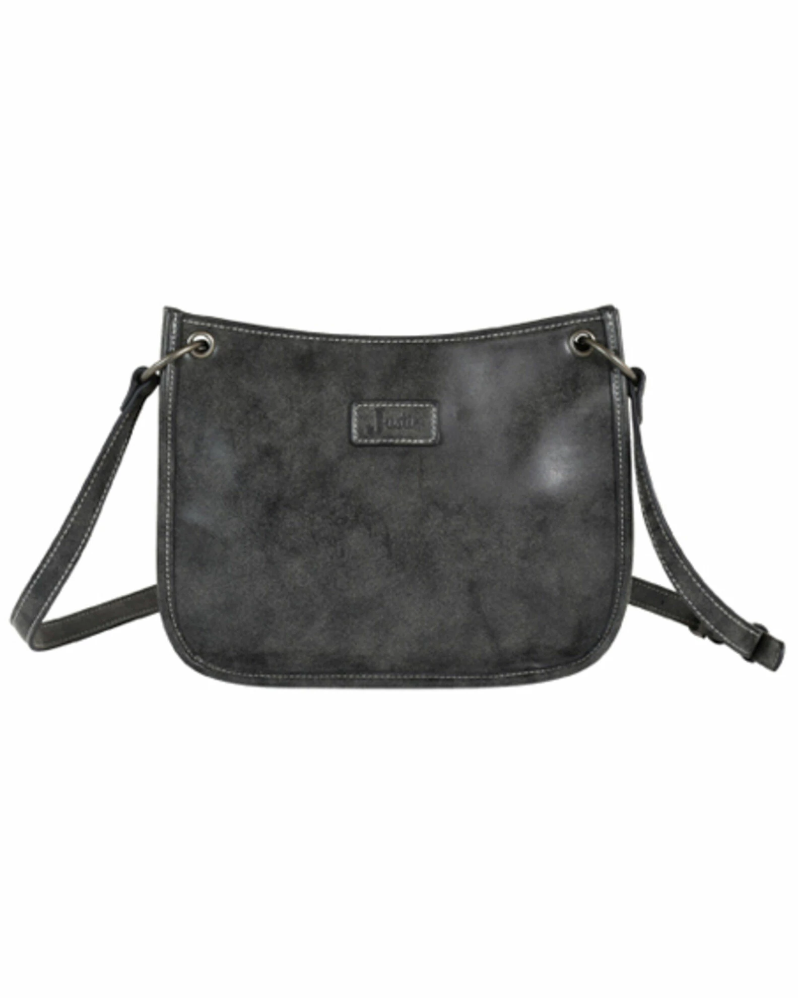 Justin Women's Graphite & Black Fringe Shoulder Bag 4 Justin Women's Graphite & Black Fringe Shoulder Bag - Image 2