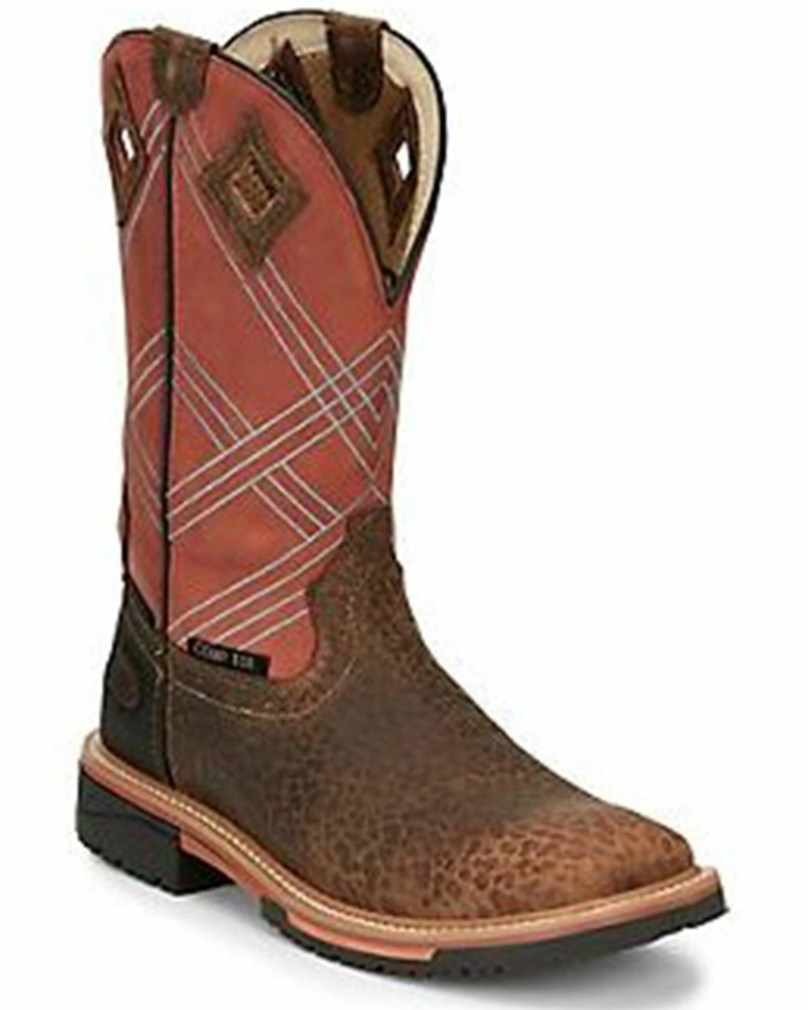 Justin Men's Dalhart Waterproof Western Work Boots - Nano Composite Toe 3 Justin Men's Dalhart Waterproof Western Work Boots - Nano Composite Toe