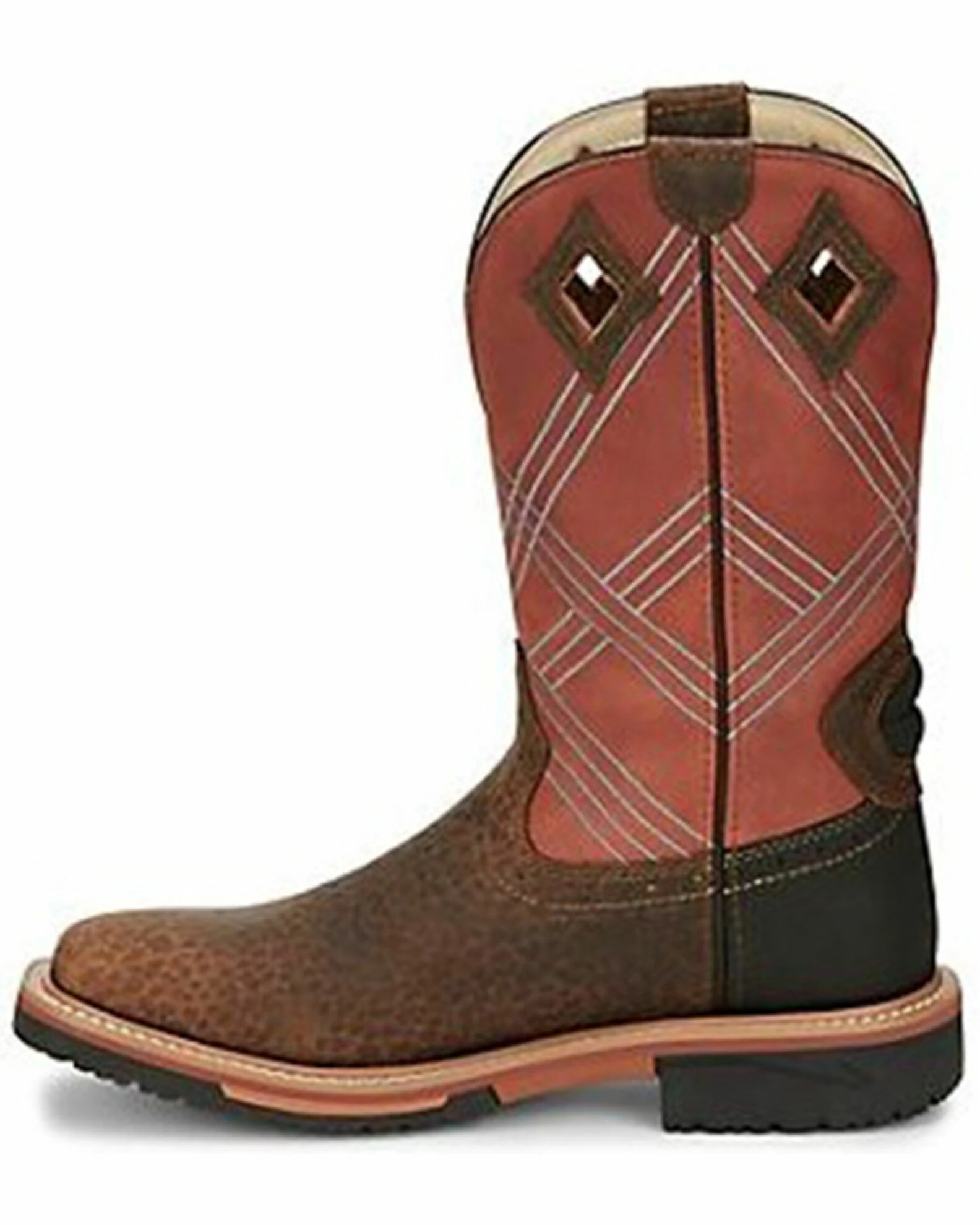 Justin Men's Dalhart Waterproof Western Work Boots - Nano Composite Toe 5 Justin Men's Dalhart Waterproof Western Work Boots - Nano Composite Toe - Image 3