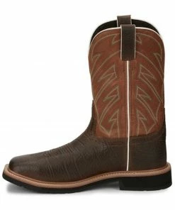 Justin Men's Dalhart Waterproof Western Work Boots - Soft Toe -Justin Shop 2000348015 200 P3