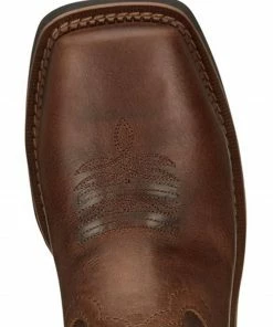 Justin Women's Lathey Western Work Boots - Nano Composite Toe Brown -Justin Shop 2000348975 200 P6