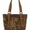 Justin Women's Cheetah Print Brown Trim Tote -Justin Shop 2000356723 928 P1