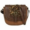 Justin Women's Cheetah Print Tonal Brown Crossbody  -Justin Shop 2000356724 200 P1