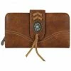 Justin Women's Laced Trim Concha Leather Wallet  -Justin Shop 2000356732 200 P1