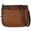 Justin Women's Saddle Tooled Whipstitch Edge Crossbody -Justin Shop 2000356747 200 P1