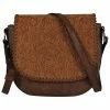 Justin Women's Tooled Whipstitch Edge Saddle Bag