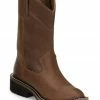 Justin Kids' Brown Roper Western Boots - Round Toe  For Unisex-Kid -Justin Shop 2000358104 200 P1