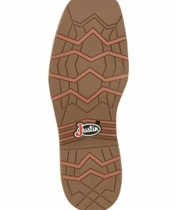 Justin Men's Stampede Bolt Nano Comp Pull-On Western Work Boots - Square Toe  -Justin Shop 2000359244 200 P7