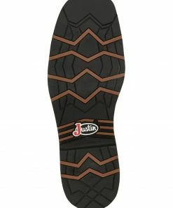 Justin Men's Stampede Bolt Nano Comp Pull-On Western Work Boots - Square Toe  -Justin Shop 2000359245 200 P7