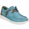 Justin Women's Hazer Lace-Up Casual Shoes - Moc Toe  Turquoise -Justin Shop 2000359250 440 P1