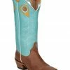 Justin Women's Hattie Saddle Tan Leather Western Boots - Fashion Square Toe  -Justin Shop 2000359262 280 P1