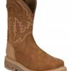 Justin Men's H20 Proof Pull-On Nano Western Work Boots - Square Toe  -Justin Shop 2000359656 200 P1