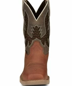 Justin Men's Bolt Redwood Pull-On Soft Work Boots - Square Toe  -Justin Shop 2000359658 200 P4