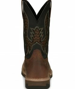 Justin Men's Stampede Bolt Soft Pull-On Western Work Boots - Square Toe 13 Justin Men's Stampede Bolt Soft Pull-On Western Work Boots - Square Toe -Justin Shop 2000359659 202 P5