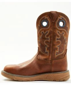 Justin Men's Rush Barley H20 Pull-On Work Boots - Round Soft Toe  -Justin Shop 2000359660 250 P3