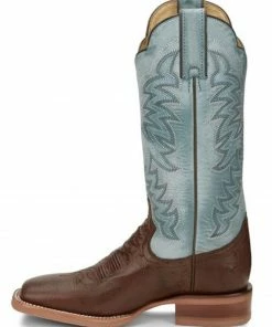 Justin Women's Ralston Exotic Smooth Ostrich Skin Western Boots - Square Toe 10 Justin Women's Ralston Exotic Smooth Ostrich Skin Western Boots - Square Toe -Justin Shop 2000361395 240 P3