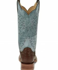 Justin Women's Ralston Exotic Smooth Ostrich Skin Western Boots - Square Toe 12 Justin Women's Ralston Exotic Smooth Ostrich Skin Western Boots - Square Toe -Justin Shop 2000361395 240 P5