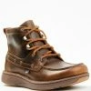 Justin Men's Hazer Brown Casual Lace-Up Lacer Shoe - Moc Toe  -Justin Shop 2000361413 200 P1