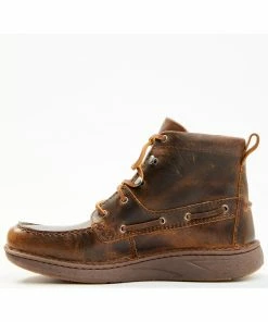 Justin Men's Hazer Brown Casual Lace-Up Lacer Shoe - Moc Toe  -Justin Shop 2000361413 200 P3