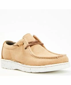 Justin Men's Hazer Lace-Up Casual Shoes - Moc Toe  Honey