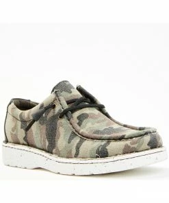 Justin Men's Hazer Camo Print Casual Lace-Up Slip On Shoes - Moc Toe Camouflage 17 Justin Men's Hazer Camo Print Casual Lace-Up Slip On Shoes - Moc Toe Camouflage -Justin Shop 2000361419 340 P1 1
