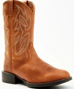 Justin Men's Rendon Sorrell Western Boots - Round Toe