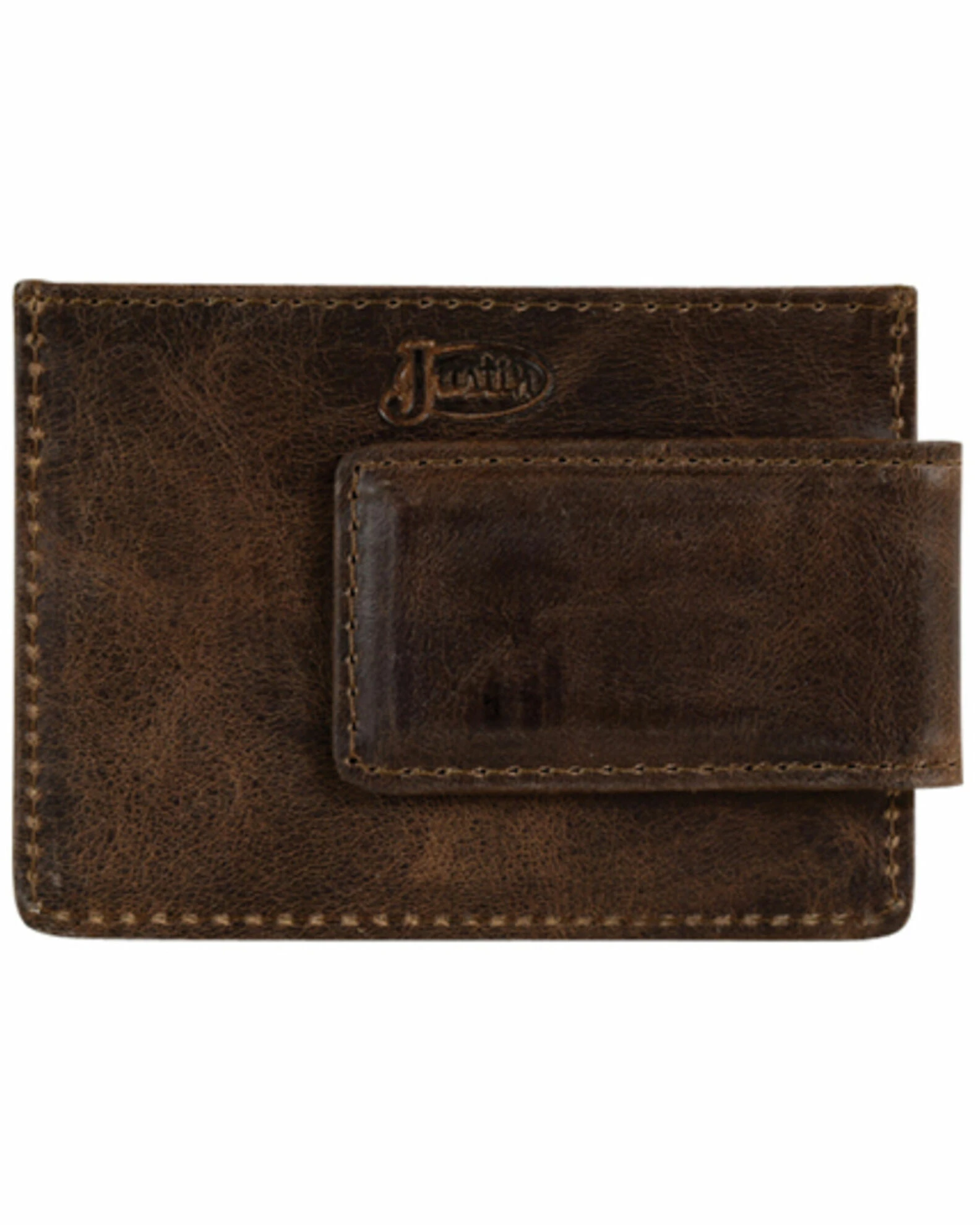 Justin Men's Brown Serape Logo Card Wallet 4 Justin Men's Brown Serape Logo Card Wallet - Image 2