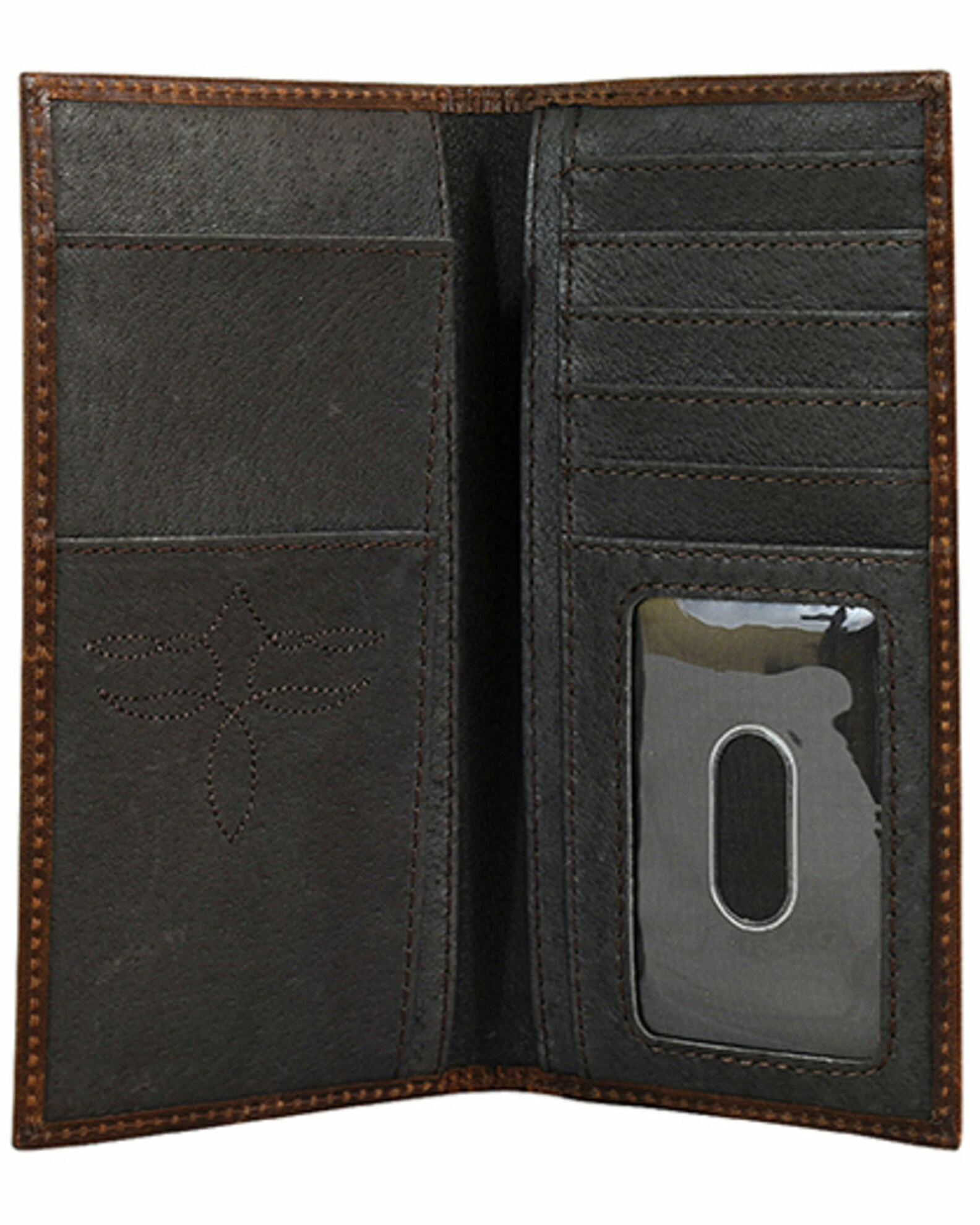 Justin Men's Brown Serape Logo Rodeo Wallet 4 Justin Men's Brown Serape Logo Rodeo Wallet - Image 2