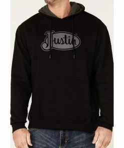 Justin Wohali Men's Charleston Fleece Hooded Sweatshirt Black -Justin Shop 2000363836 001 P3